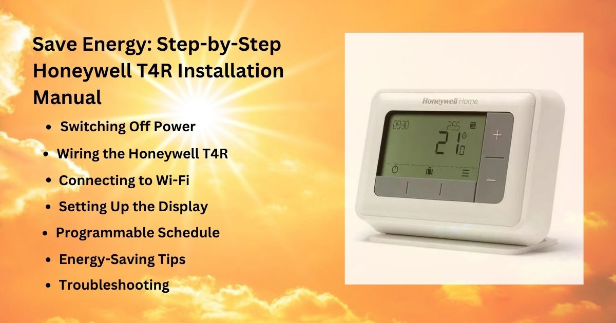 Installing the Honeywell Home T4R Wireless Thermostat