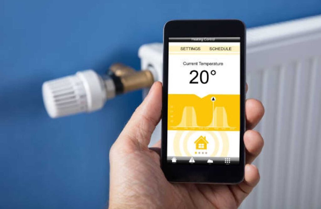 Wireless thermostat installation for boilers