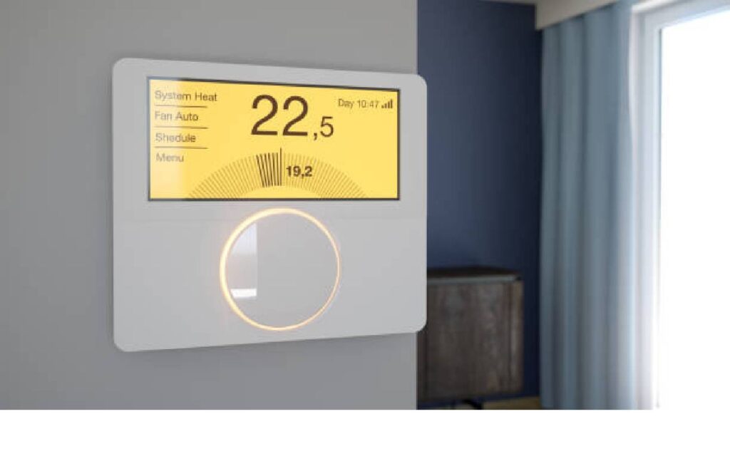 Installation process of a wireless programmable thermostat