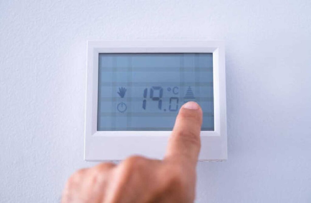 Modern Danfoss Wireless Thermostat for Home Heating